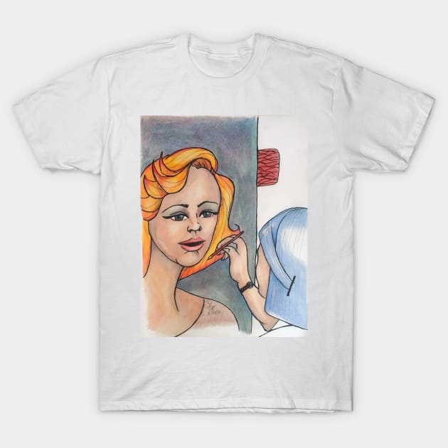 Working Portrait T-Shirt by lorgh